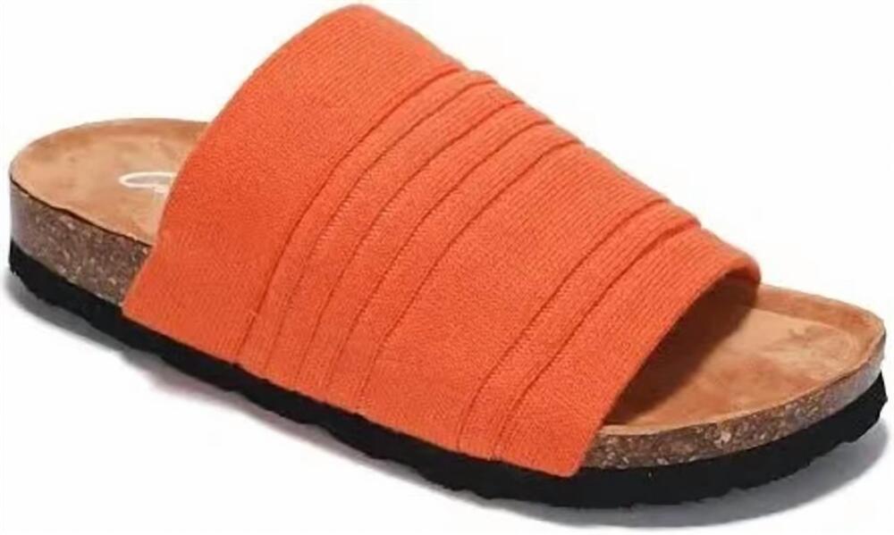 NEW CAPE ROBBIN women's calida sandal in orange
